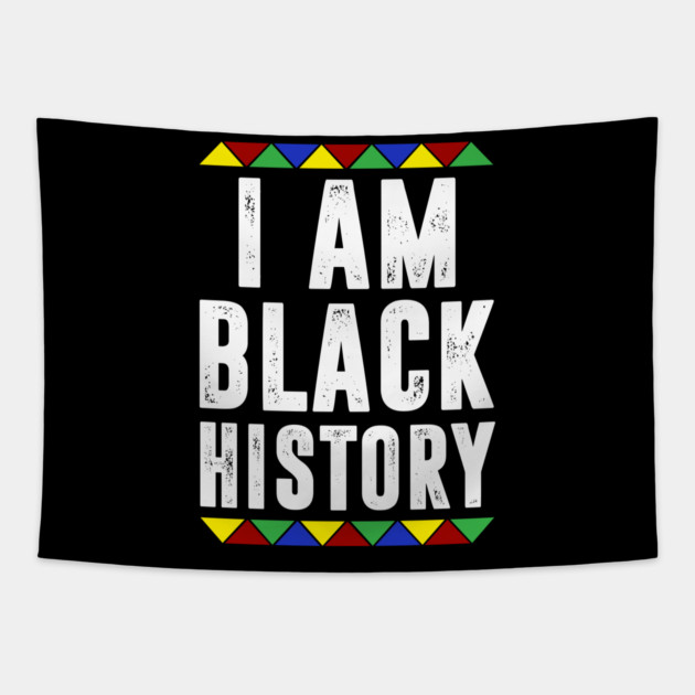 I am black History Tapestry by UrbanLifeApparel