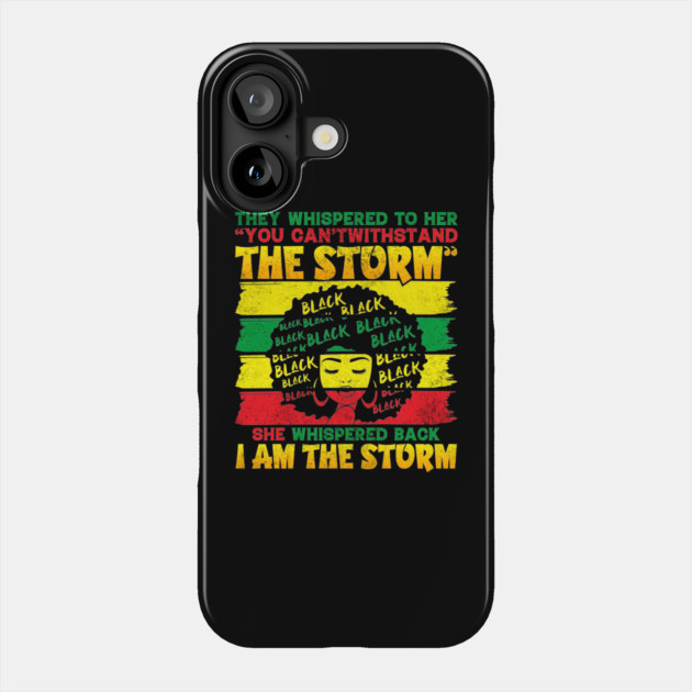 I  am the Storm Phone Case by UrbanLifeApparel