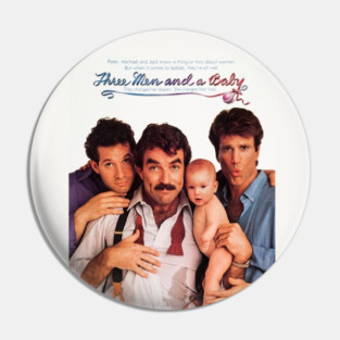 Three Men & a Baby Pin