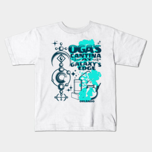 Oga's Cantina at the Edge of the Galaxy Orlando Florida Bar and Lounge Kids T-Shirt