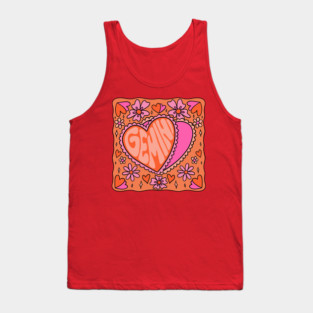 Gemini Heart Tank Top