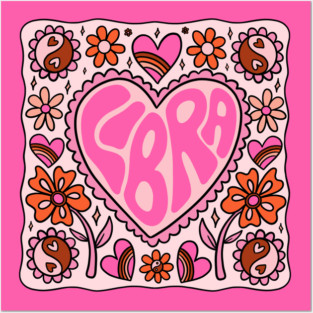 Libra Heart Posters and Art