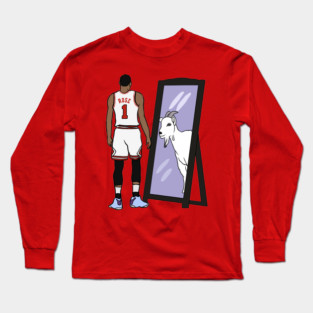 Derrick Rose Mirror GOAT Long Sleeve T-Shirt