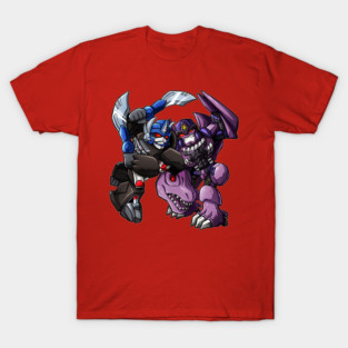 Skirmish of the Animalistic Robots T-Shirt