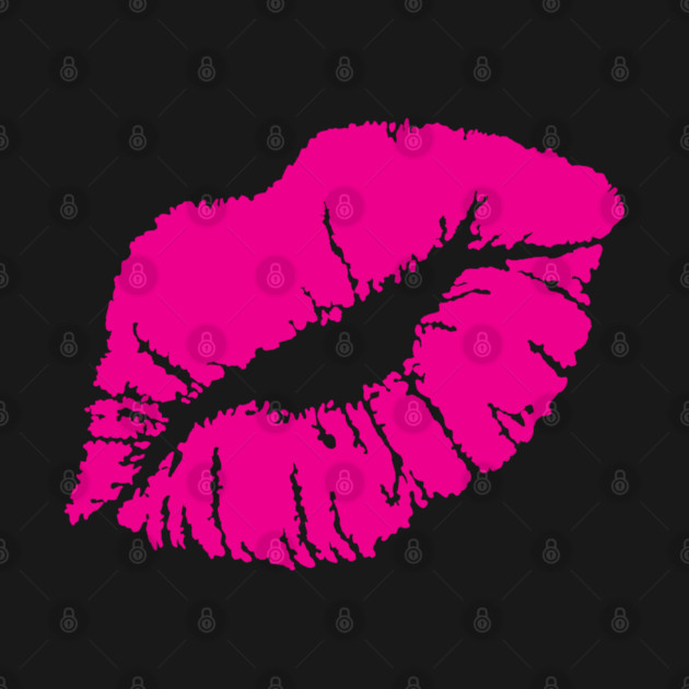 KISSING LIPS-PURE MAGENTA by SELcustoms