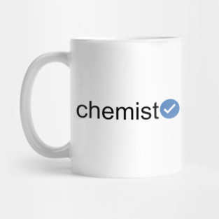 Verified Chemist (Black Text) Mug