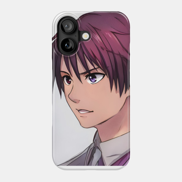 Red Hair Anime Boy Phone Case by animegirlnft