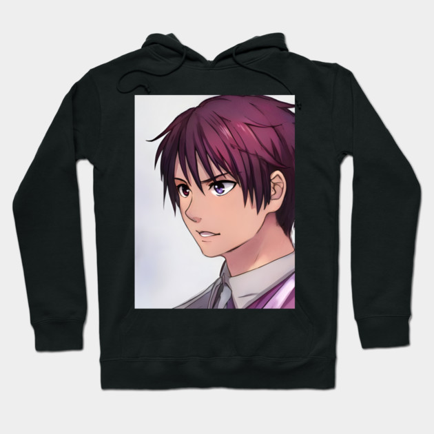 Red Hair Anime Boy Hoodie by animegirlnft