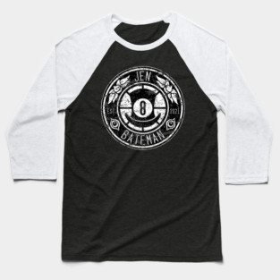 Jen Bateman Top Hat Seal Logo Baseball T-Shirt