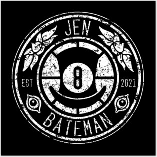 Jen Bateman Top Hat Seal Logo Posters and Art