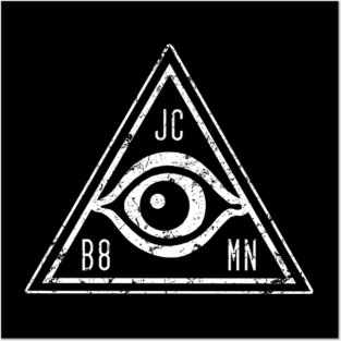 JC B8MN All-Seeing Eye Logo Posters and Art