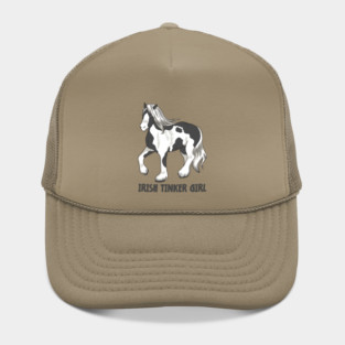 Horse Riding Horse Lover Horse Girl Irish Tinker Girl Hat