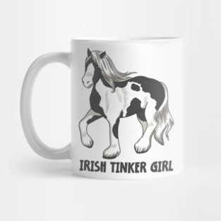 Horse Riding Horse Lover Horse Girl Irish Tinker Girl Mug