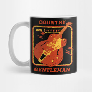 Country Gentleman Guitar Mug