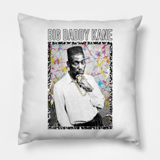 Big Daddy Kane / Retro Aesthetic 90s Style Pillow