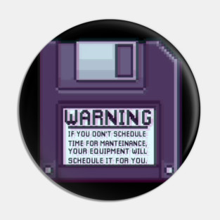 WARNING(MENTAL HEALTH AWARENESS) Pin