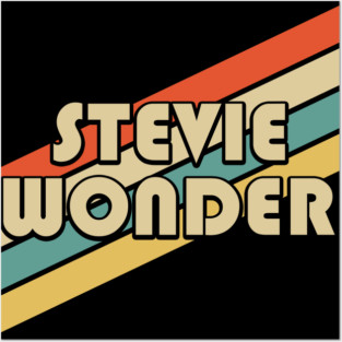 Vintage 80s Stevie Wonder Posters and Art