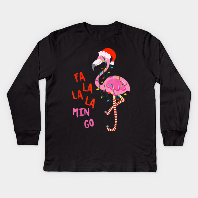 Fa La La La Min Go Kids Long Sleeve T-Shirt by MCALTees
