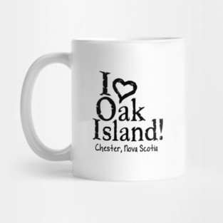 I Love Oak Island Mug