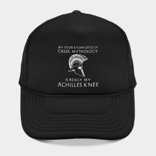 Funny Greek Mythology Achilles Knee Hat