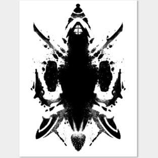 Firefly Inkblot Posters and Art