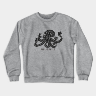Octopus Bibliophile Crewneck Sweatshirt
