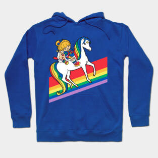 Rainbow Brite and Friends - Retro 80s Cartoon Design Hoodie