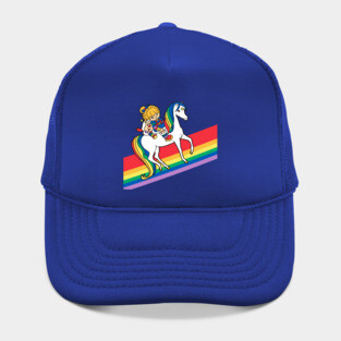 Rainbow Brite and Friends - Retro 80s Cartoon Design Hat