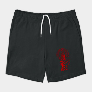 Red Pyramid Thing Shorts