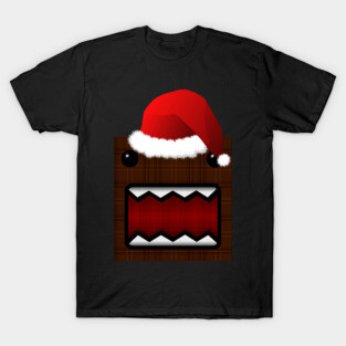 Domo-kun Santa Hat T-Shirt