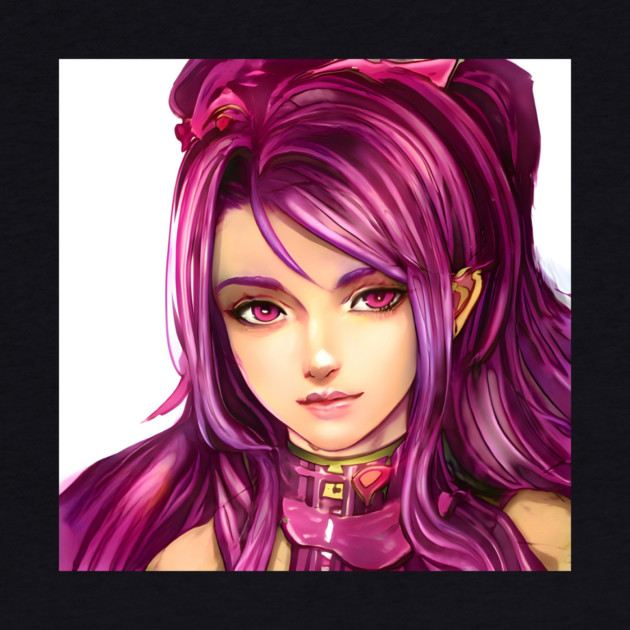 Pink Hair Anime Girl by animegirlnft