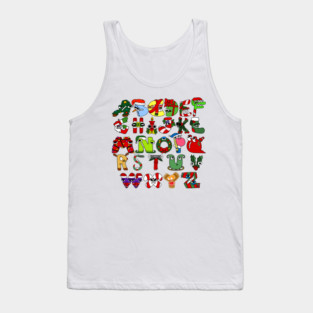 Alphabet Lore Christmas For Boys, Girls Tank Top