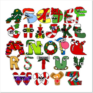 Alphabet Lore Christmas For Boys, Girls Posters and Art