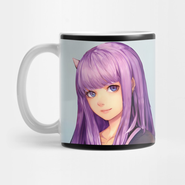 Purple Hair Anime Girl by animegirlnft