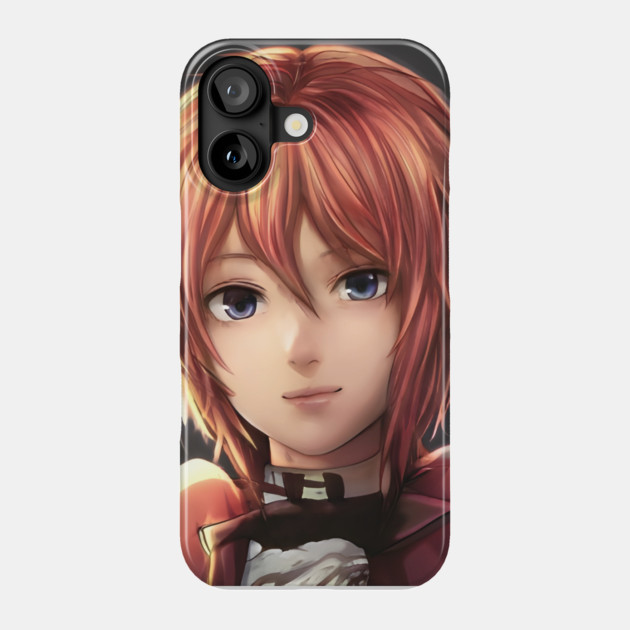 Red Hair Anime Girl Phone Case by animegirlnft