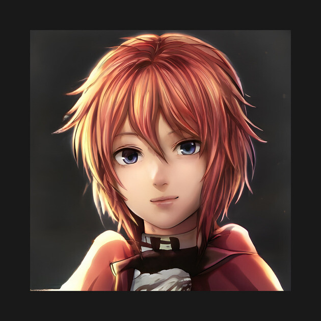 Red Hair Anime Girl by animegirlnft