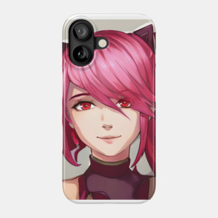 Red Hair Anime Girl Phone Case