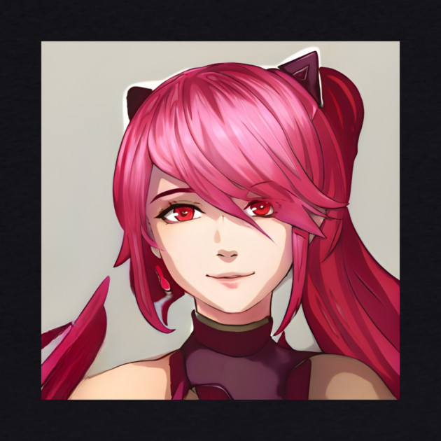 Red Hair Anime Girl by animegirlnft