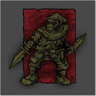 Half Orc assassin Posters and Art