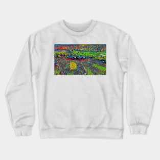 Alpine Valley Water Color Crewneck Sweatshirt