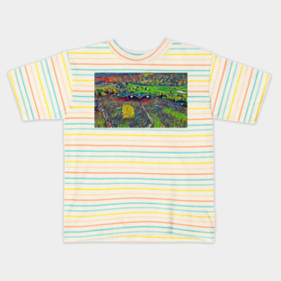 Alpine Valley Water Color Kids T-Shirt