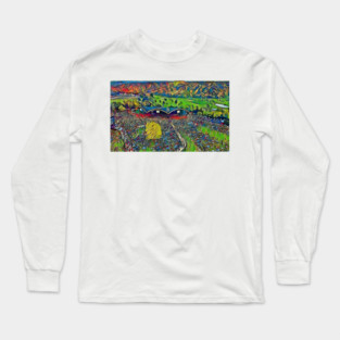 Alpine Valley Water Color Long Sleeve T-Shirt