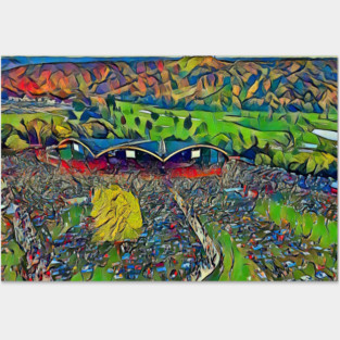 Alpine Valley Water Color Posters and Art