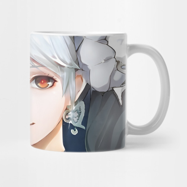 Grey Hair Anime Girl by animegirlnft