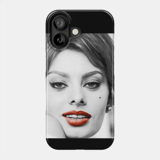 Sophia Loren 'Lips' Phone Case