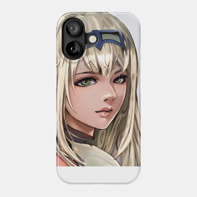 Blonde Hair Anime Girl Phone Case by animegirlnft