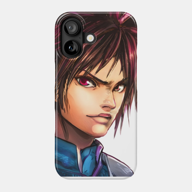 Brown Hair Anime Boy Phone Case by animegirlnft