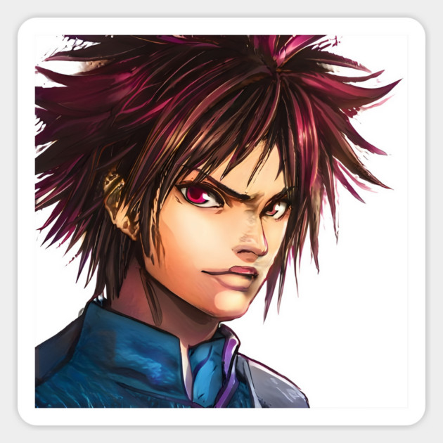 Brown Hair Anime Boy Sticker by animegirlnft