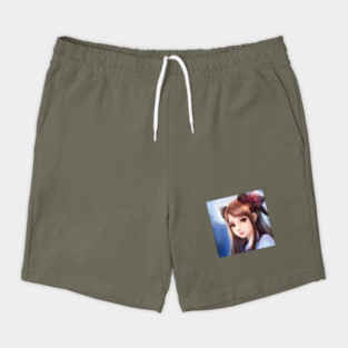 Brown Hair Anime Girl Shorts