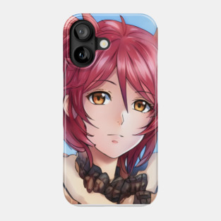 Red Hair Anime Girl Phone Case